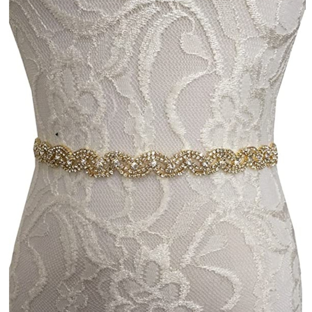 Gold bridal belt
